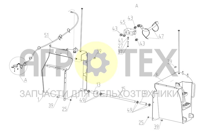 Чертеж Установка топливной системы (3000.11.00.000)